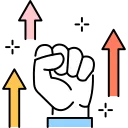 power-hand-sign